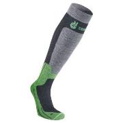 Seger Strumpor Byggmark Mid Compression Sock Svart/Grön Strl 43/45