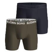 Björn Borg Kalsonger 2P Performance Boxer 1727 Militärgrön polyester X...