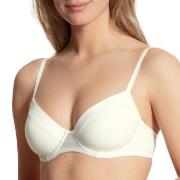 Calida BH Cate Underwire Padded Bra Creme bomull D 85 Dam