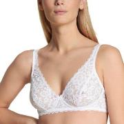 Calida BH Natural Comfort Lace Soft Bra Vit polyamid B 80 Dam