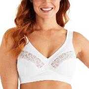 Swegmark BH Pure Grace Soft Bra Vit polyamid D 75 Dam