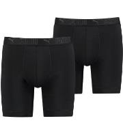 Puma Kalsonger 2P Sport Microfiber Long Boxer Svart polyester X-Large ...