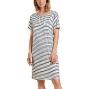 Calida Circular Sleep Nightdress Vit/Marin tencel XX-Small Dam