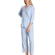 Calida Elegant Dreams Medium Short Pyjama Ljusblå modal Small Dam