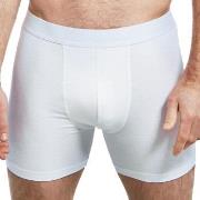 Bread and Boxers Brief Boxer Long Leg Kalsonger 3P Vit ekologisk bomul...