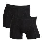 Claudio Kalsonger 4P Cotton Trunks Helsvart bomull Medium Herr