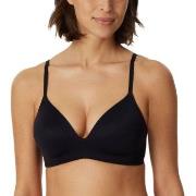 Schiesser BH Invisible Soft Bra With Underwired Bra Svart C 75 Dam