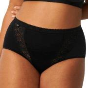 Sloggi Trosor 4P Chic Maxi Lace Briefs Svart bomull 48 Dam