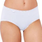 Sloggi Trosor 3P 24 7 Cotton Lace Midi Briefs Vit bomull 46 Dam