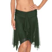 Wiki Basic Beach Skirt Mörkgrön polyester Medium Dam