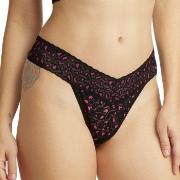 Hanky Panky Trosor 3P Cross Dyed Leopard Original Rise Thong Svart/Ros...