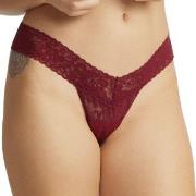 Hanky Panky Trosor 3P Daily Lace Low Rise Thong D1 Vinröd nylon One Si...