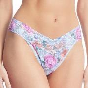 Hanky Panky Trosor 3P Printed Original Rise Thong Blå Mönstrad nylon O...