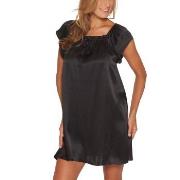 Lady Avenue Pure Silk Baby Doll Dress Svart silke XX-Large Dam