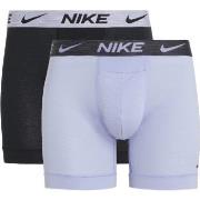 Nike Kalsonger 4P Dri-Fit ReLuxe Boxer Brief Lila/Svart Large Herr