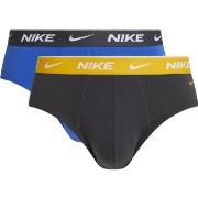 Nike Kalsonger 4P Everyday Cotton Stretch Brief Grå/Gul bomull Medium ...