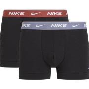 Nike Kalsonger 6P Everyday Cotton Stretch Trunk Svart/Röd bomull Small...