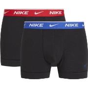 Nike Kalsonger 4P Everyday Cotton Stretch Trunk Svart/Blå bomull Small...