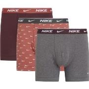 Nike Kalsonger 6P Everyday Essentials Cotton Stretch Boxer D1 Grå/Röd ...