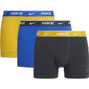 Nike Kalsonger 9P Everyday Essentials Cotton Stretch Trunk D1 Blå/Gul ...