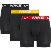 Nike Kalsonger 9P Everyday Essentials Micro Boxer Brief Svart/Röd poly...