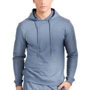 Bread and Boxers Organic Cotton Men Hooded Shirt 2P Ljusblå Medium Her...