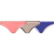 Calvin Klein Trosor 9P Bottoms Up Refresh Thongs Blå/Rosa nylon Medium...