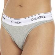 Calvin Klein Trosor 2P Modern Cotton Thong Gråmelerad Medium Dam