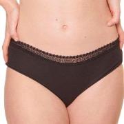 Sloggi Trosor 2P GO Ribbed Hipster Briefs Svart ekologisk bomull Mediu...