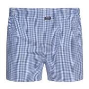 Jockey Kalsonger Woven Poplin Boxer Shorts Marin/Rutig bomull Small He...