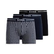 BOSS Kalsonger 3P Bold Design BoxerBr Svart/Blå bomull XX-Large Herr