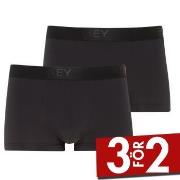 Jockey Kalsonger 2P Short Trunks Svart polyamid Large Herr