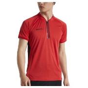 Craft Pro Control Impact Polo M Röd polyester X-Small Herr