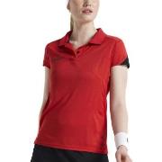 Craft Pro Control Impact Polo W Röd polyester Medium Dam