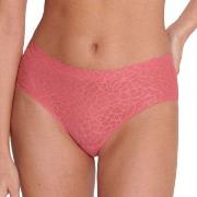 Sloggi Trosor 2P ZERO Feel Lace 2.0 High Waist Brief Rosa Small Dam