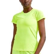 Craft ADV Essence SS Slim Tee W Limegrön polyester XX-Large Dam