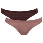 Sloggi Trosor 4P ZERO Motion Mini Brief Brun polyester Medium Dam