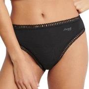 Sloggi Trosor 3P GO Crush High Leg Briefs Svart/Blå bomull X-Large Dam