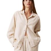 Calvin Klein LS Button Down Beige bomull X-Large Dam