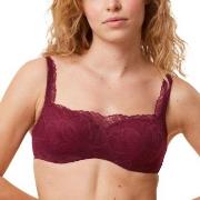 Triumph BH Body Make-Up Illusion Lace Balconette Vinröd B 80 Dam