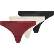 Calvin Klein Trosor 3P Holiday Modern Logo Thong Flerfärgad bomull Lar...