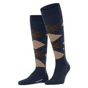 Burlington Strumpor Edinburgh Wool Knee High Sock Beige/marin Strl 40/...