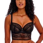 Freya BH Sydnie Underwired Longline Bra Svart E 75 Dam