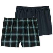 Schiesser Kalsonger 2P Boxershorts multipack Brun mönstrad bomull 3XL ...