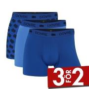 Dovre Kalsonger 3P Recycled Polyester Boxers Blå/Blå polyester Small H...