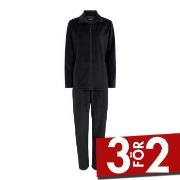 Decoy Velour Homewear Set Svart Small Dam