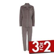 Decoy Velour Homewear Set Brun 3XL Dam