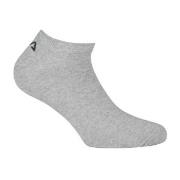 FILA Strumpor 3P Invisible Plain Ankle Socks Grå Strl 43/46