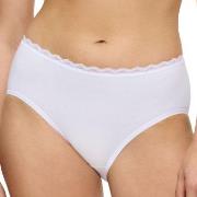 Triumph Trosor Feel Of Cotton Midi Brief Vit bomull 40 Dam