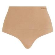 Chantelle Trosor Smooth Comfort High Waisted Thong Ljusbrun Medium Dam